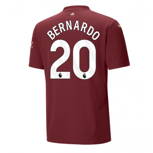 Fotballdrakt Herre Manchester City Bernardo Silva #20 Tredjedrakt 2024-25 Kortermet